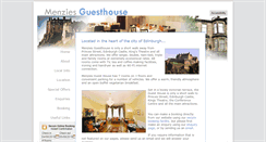 Desktop Screenshot of menzies-guesthouse.co.uk